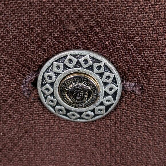 Vintage 70s Trophy USA Brown Textured Blazer Men 42R Retro Jacket Rayon Acetate - Picture 3 of 7